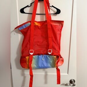 Colorful Mesh Beach Bag